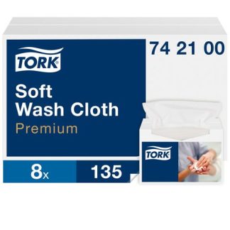Vaskeklut TORK Premium 30x19 hvit (135)
