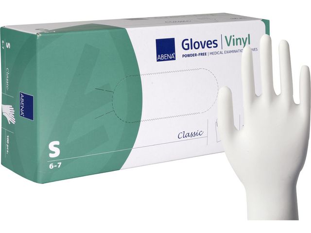 Vinylhanske ABENA Classic pf S klar(100)