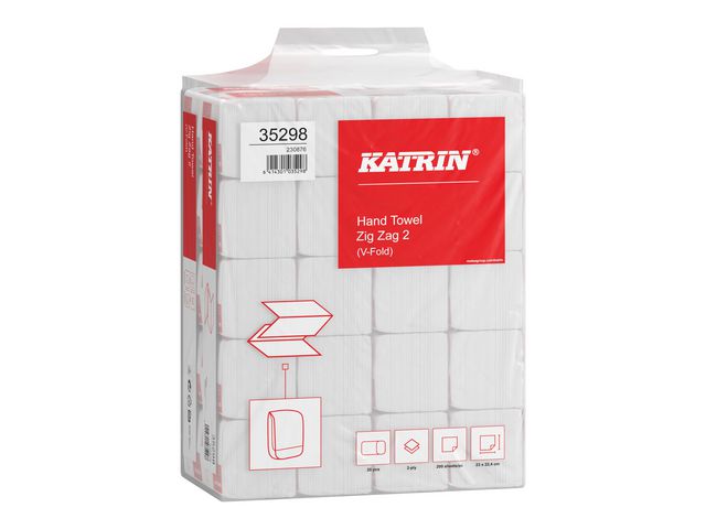 Tørkeark KATRIN Zig Zag 2L (200) - Bilde 2