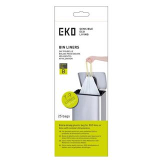 Avfallspose EKO B 40x45 7-9L hvit (25)